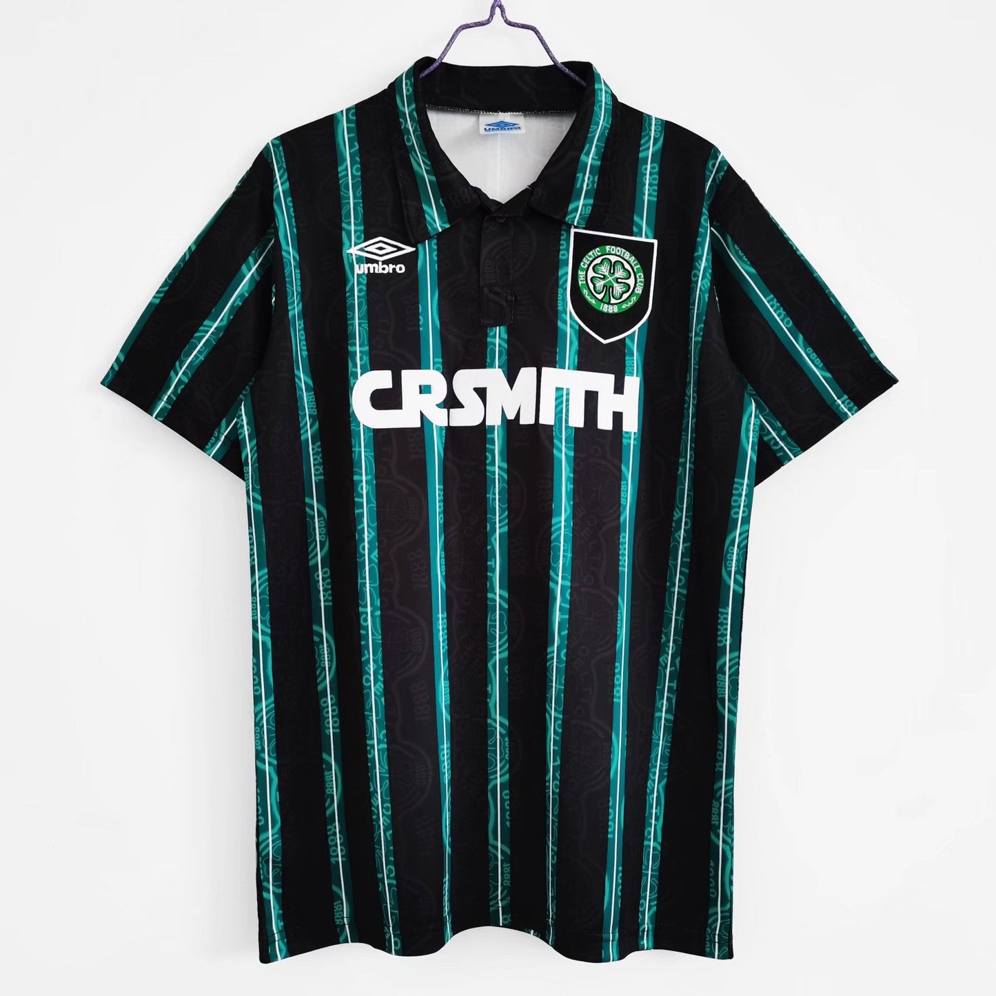 Retro Football Jersey of Celtic 1992 Black