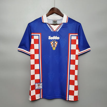 Croatia 1998 Away Retro Football Jersey