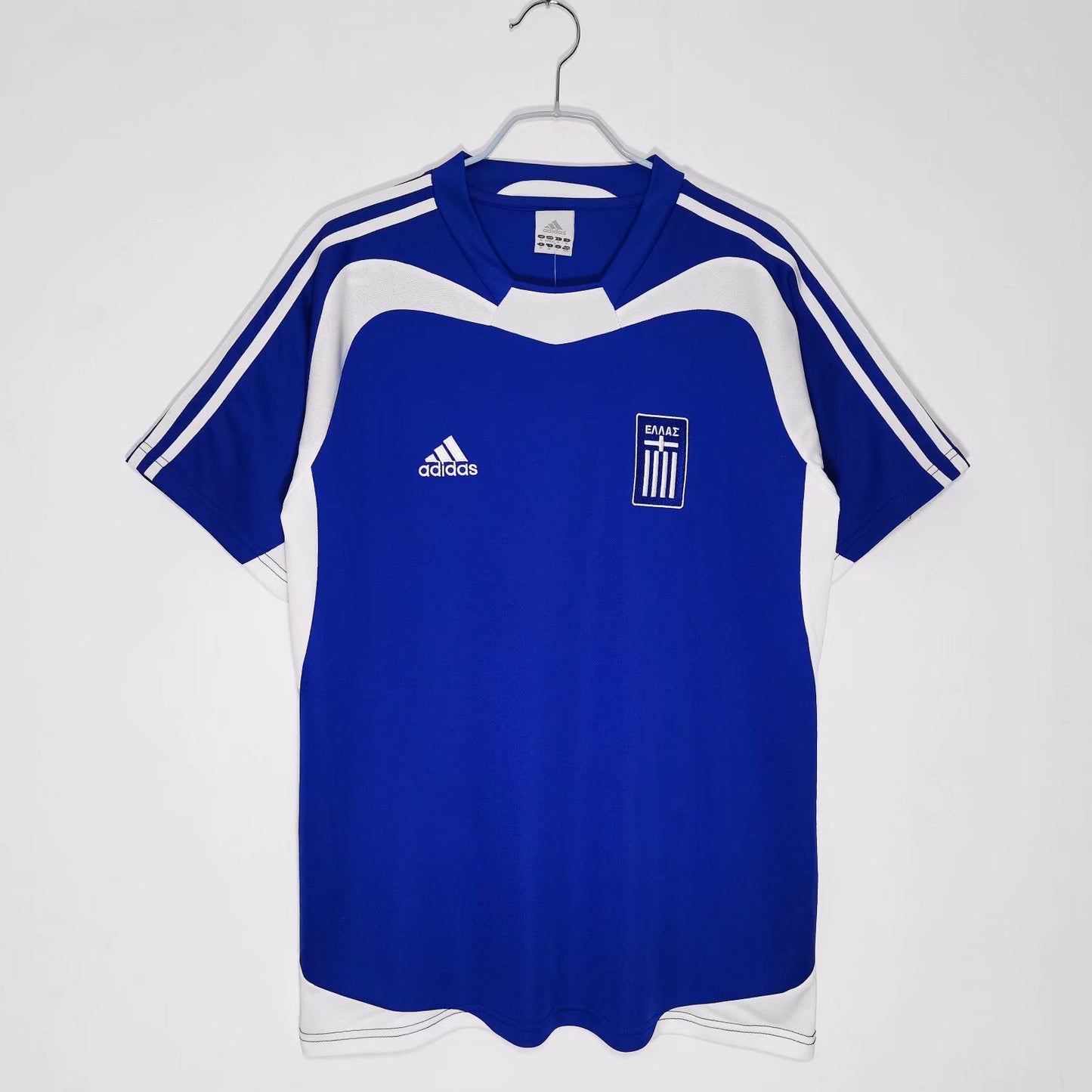 Retro Football Jersey Greece 2004 Blue