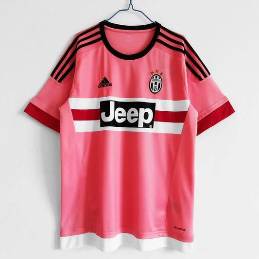 Retro Juventus Football Jersey 2015 Rose