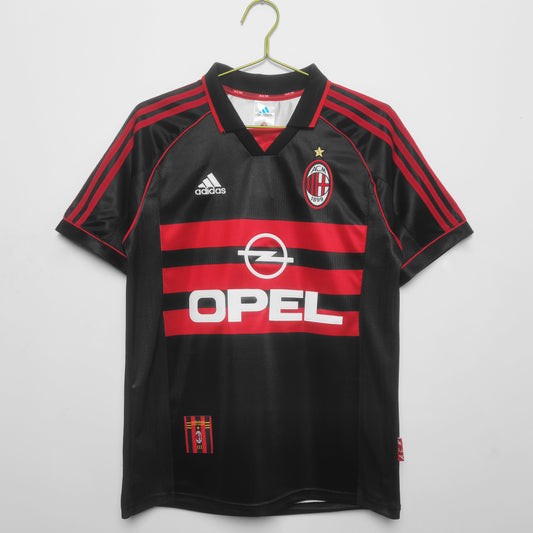 Retro Football Jersey AC Milan 1998 Black