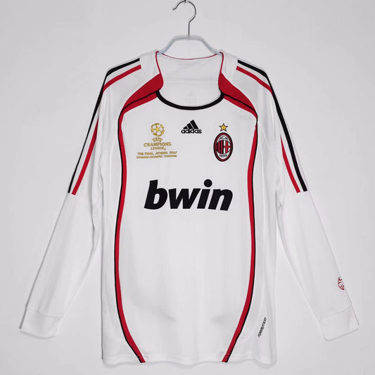 Retro Football Jersey of AC Milan 2006 White LS