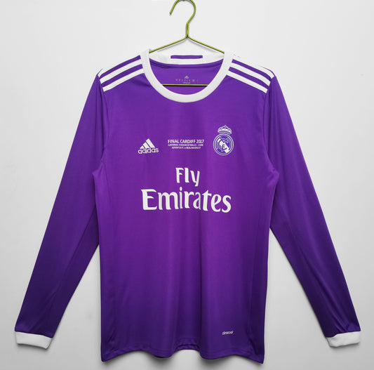 Retro Football Jersey Real Madrid 2016 Alternative Long Sleeve