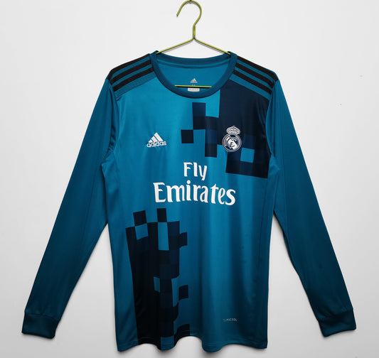 Retro Football Jersey of Real Madrid 2017 Aqua