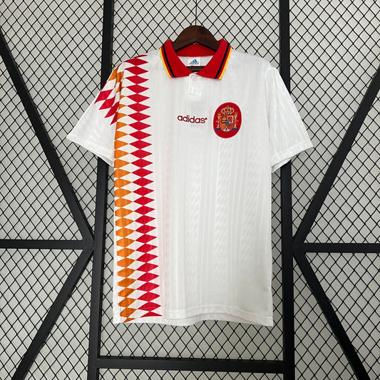 Spain 1994 Retro Football Jersey Away