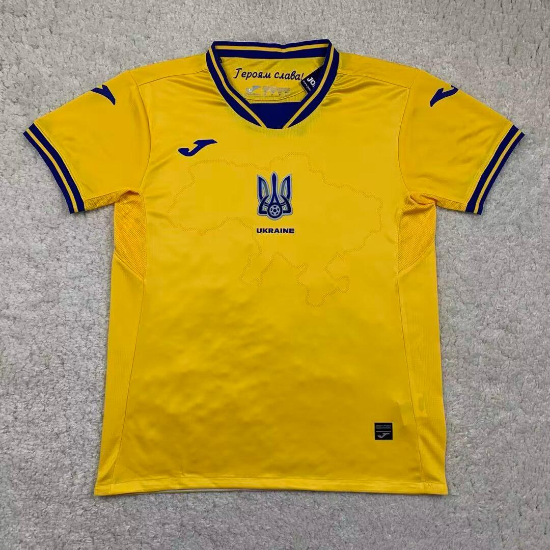 Ukraine 2024 Football Jersey (Yellow)