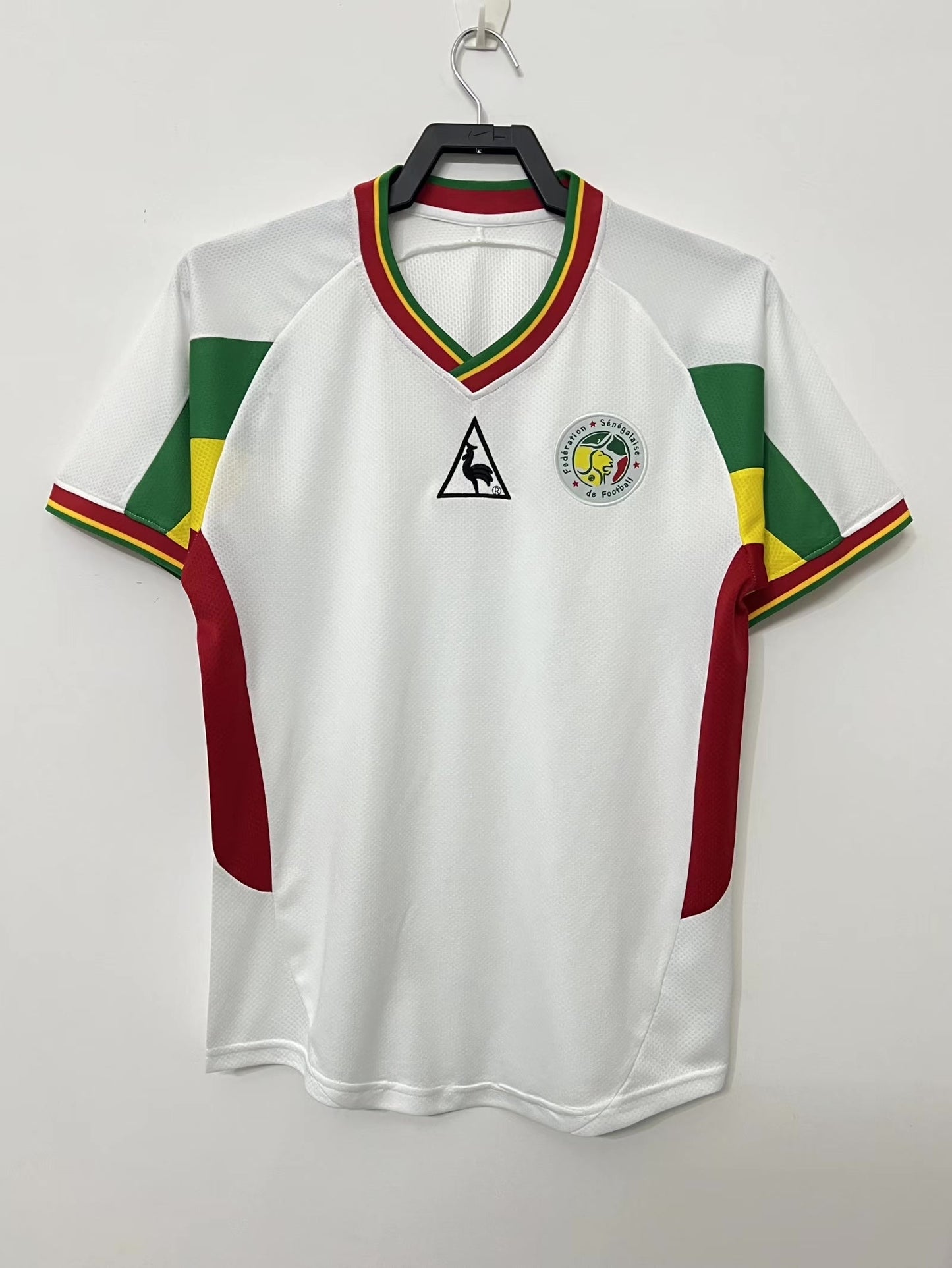 Senegal 2002 White Retro Football Jersey