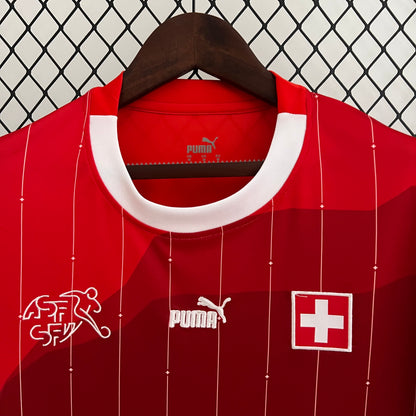 Switzerland 2024 Football Jersey Home (Fan Version)