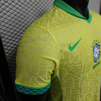 Brazil 2024 Football Jersey (Home Player Version)