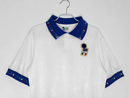 Italy 1994 Retro Football Jersey White