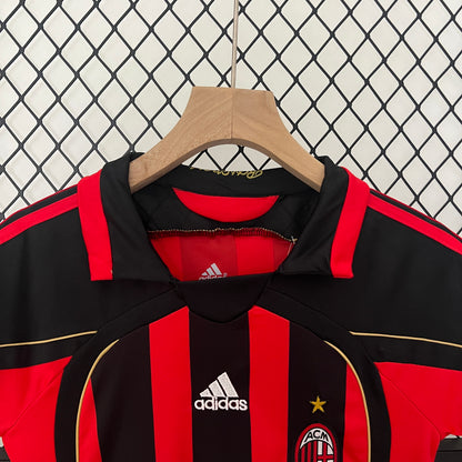 AC Milan 2006-2007 Retro Kids Football Kit