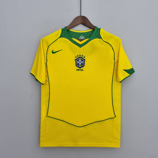 Retro Football Jersey Brazil 2004