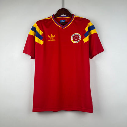 Colombia 1990 Retro Football Jersey Away