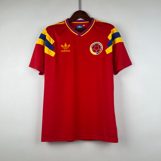 Colombia 1990 Retro Football Jersey Away