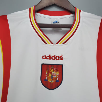 Spain 1996 Retro Football Jersey Away