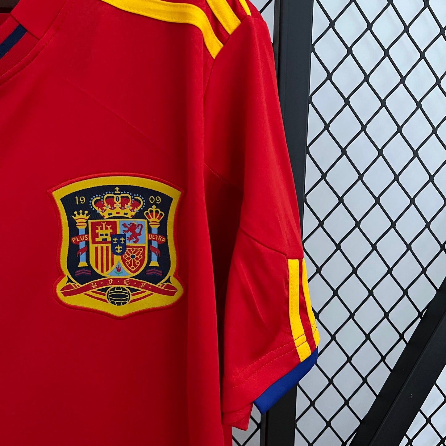 Spain 2010 Retro Football Jersey Home