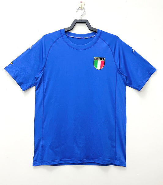 Italy 2000 Blue Retro Football Jersey