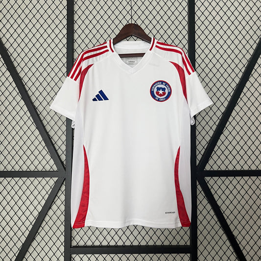 Chile 2024 Football Jersey (White Fan Version)