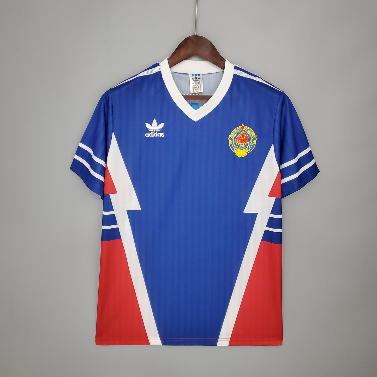 Yugoslavia 1990 Retro Football Jersey Blue