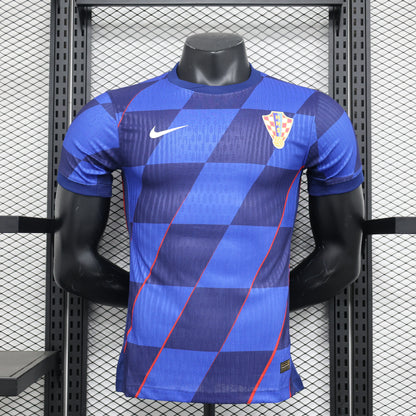 Croatia 2024 Football Jersey (Away Player Version)