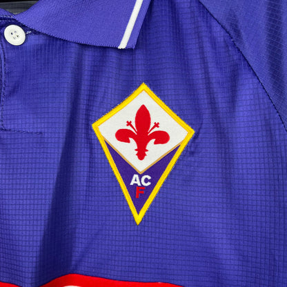 Retro Football Jersey Fiorentina 1998 Long Sleeve