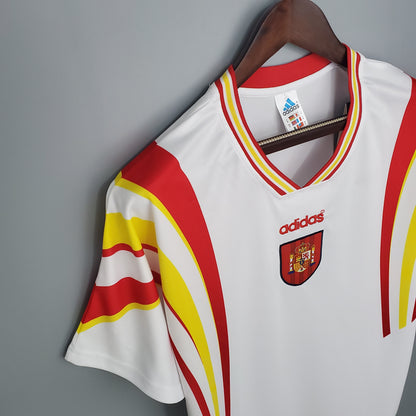 Spain 1996 Retro Football Jersey Away