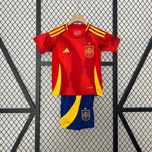 Spain 2024 Kids Football Kit (Home)