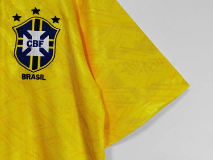 Brazil 1991 - 1993 Retro Football Jersey