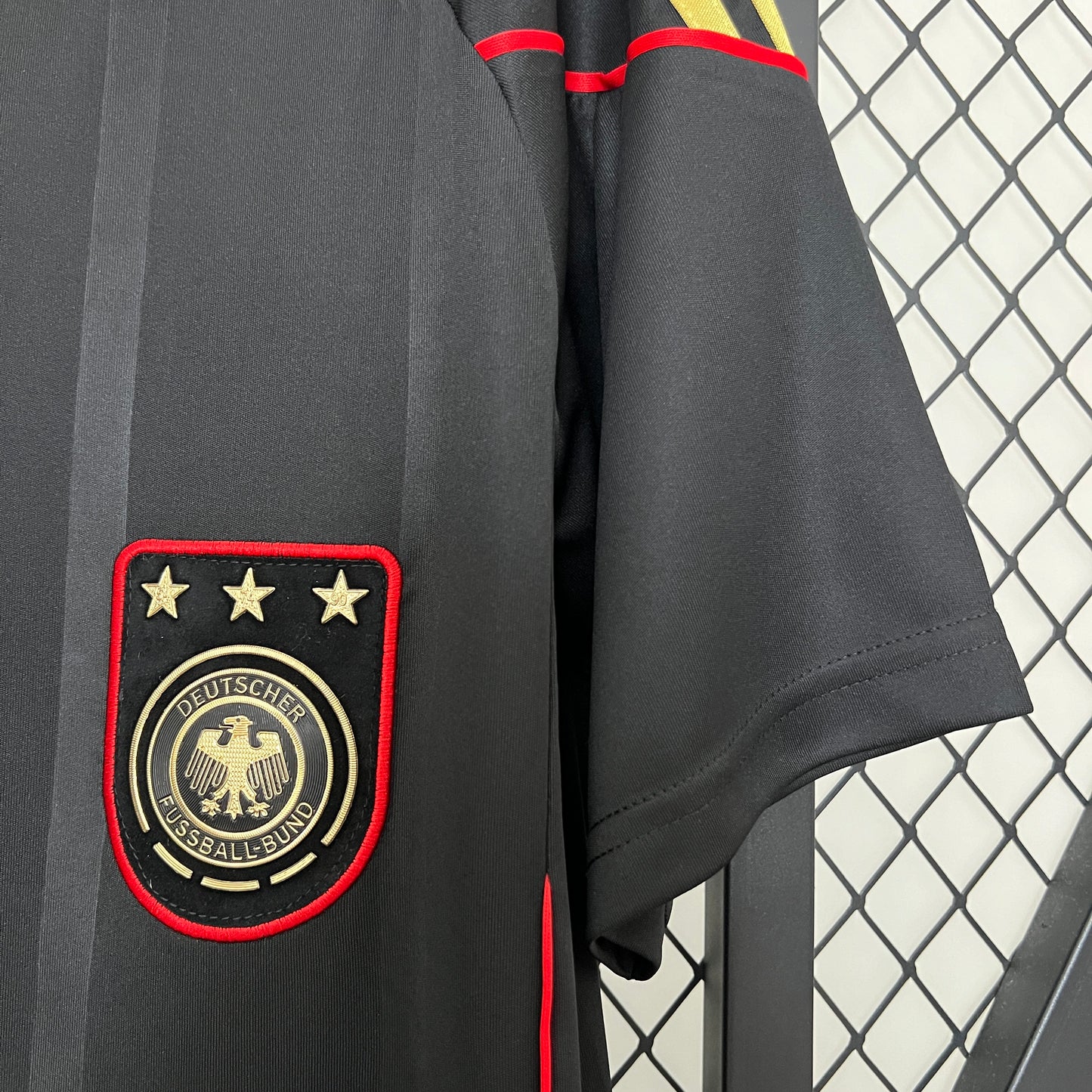 Germany 2010 Black Retro Football Jersey (Away)