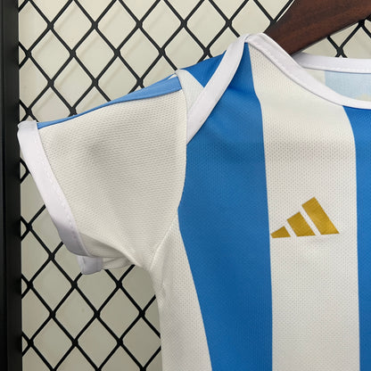 Aussie Baby Soccer Romper - Argentina