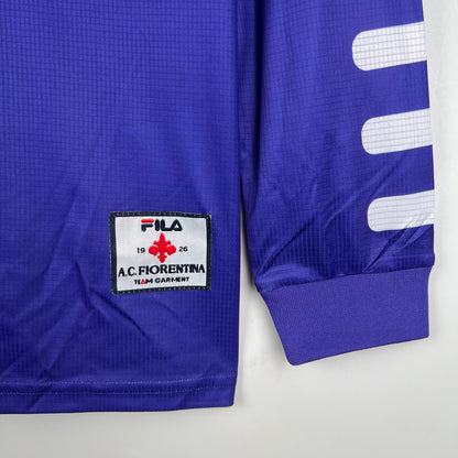 Retro Football Jersey Fiorentina 1998 Long Sleeve