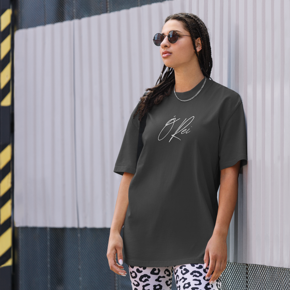 Oversized faded t-shirt - O Rei - Pelé - Streetwear Style