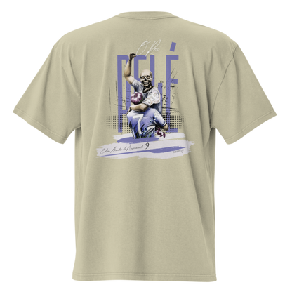 Oversized faded t-shirt - O Rei - Pelé - Streetwear Style